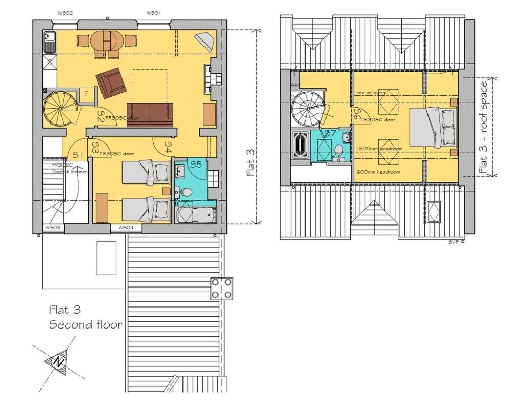 Honeycomb House Apartments 亨斯坦顿 外观 照片